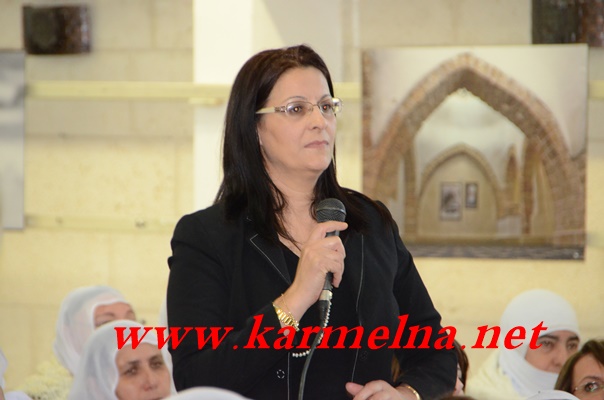 دالية الكرمل : ليهي لفيد تلقي محاضرة في المركز الثقافي